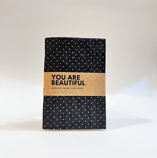 A6 BLANK JOURNAL | SKETCHBOOK - FABRIC COVERED , 100 GSM