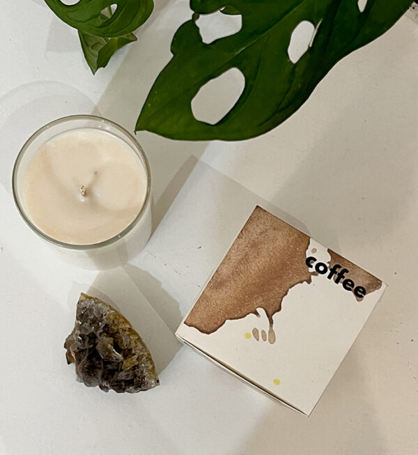 AROMATHERAPY SOY CANDLE - COFFEE - Image 2